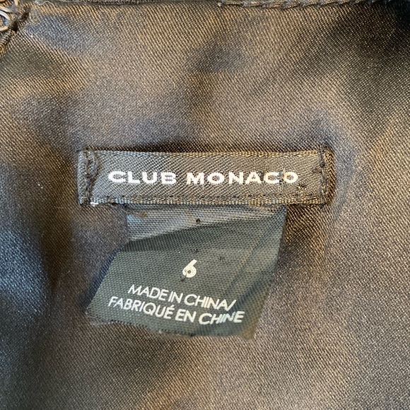 Club Monaco Ava Sheath Dress - Black - Size 6 - Picture 3 of 3